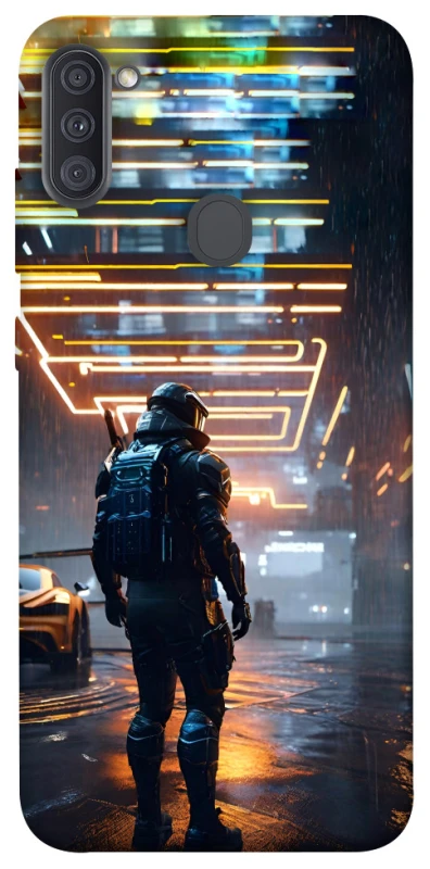 Чохол на Samsung Galaxy A11 Cyber character фото 1 з 1