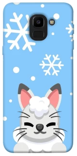 Чохол на Samsung J600F Galaxy J6 (2018) Adopt Me Snow Kitty Smile фото 1 з 1
