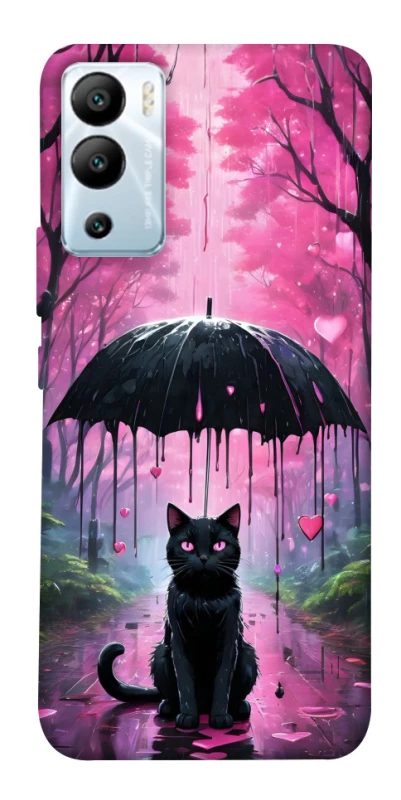 Чохол на Infinix Hot 12i Black cat фото 1 з 1