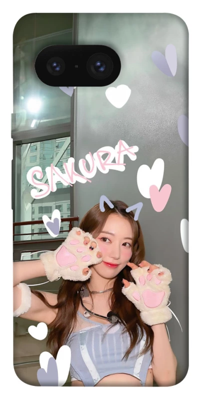 Чехол на Google Pixel 8 Sakura - LE SSERAFIM фото 1 из 1