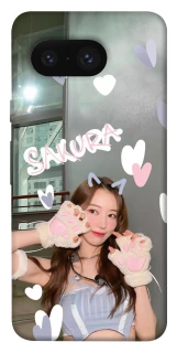 Чехол на Google Pixel 8 Sakura - LE SSERAFIM фото 1 из 1