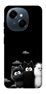 Чехол на TECNO Spark Go 1 Three Cats фото 1 из 1