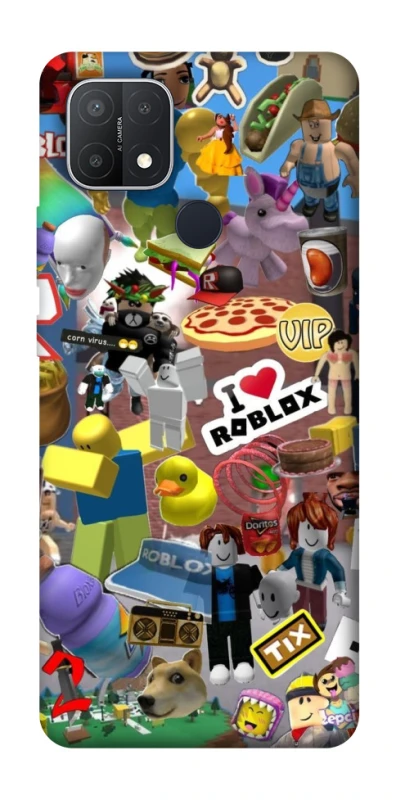 Чохол на Oppo A15s / A15 Roblox collage ver.5 фото 1 з 1