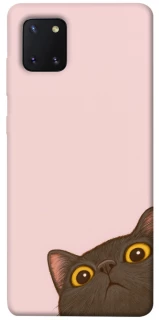 Чехол на Samsung Galaxy Note 10 Lite (A81) Peeping cat фото 1 Чехол на Samsung Galaxy Note 10 Lite (A81) Peeping cat фото 1 из 1