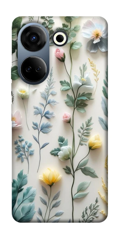 Чехол на TECNO Camon 20 Pro (CK7n) Floral design ver.4 фото 1 из 1