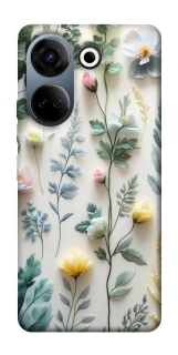 Чехол на TECNO Camon 20 Pro (CK7n) Floral design ver.4 фото 1 из 1