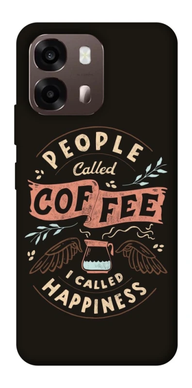 Чехол на Oppo A6 Сoffee happiness фото 2 из 2