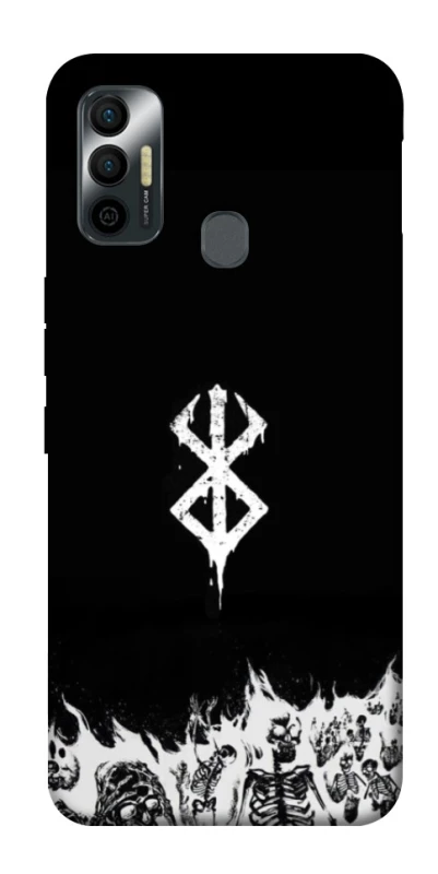 Чехол на TECNO Spark 7 Berserk skeletons фото 1 из 1