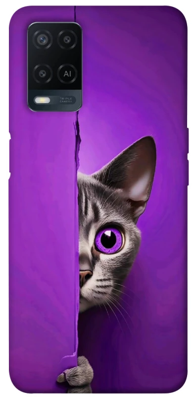 Чохол на Oppo A54 4G Кіт-підглядач фото 1 з 1