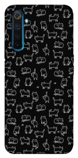 Чохол на Realme 6 Pro Black Cats фото 1 з 1
