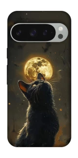 Чохол на Google Pixel 10 Pro XL Кіт під місяцем v2 фото 1 з 1