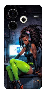 Чехол на TECNO Pova 6 Neo (LI6) Cyber girl фото 1 из 1
