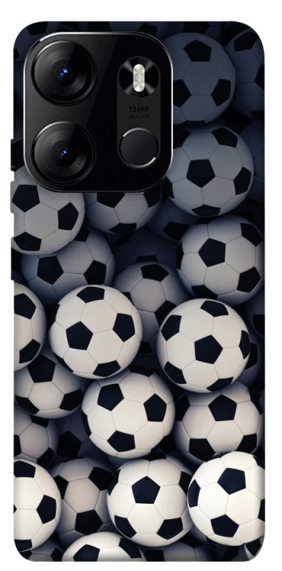 Чехол на Tecno Spark Go 2023 Футбольные мячи фото 1 из 1