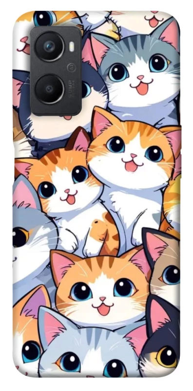 Чохол на Oppo A96 Cute Cat v2 фото 1 з 1