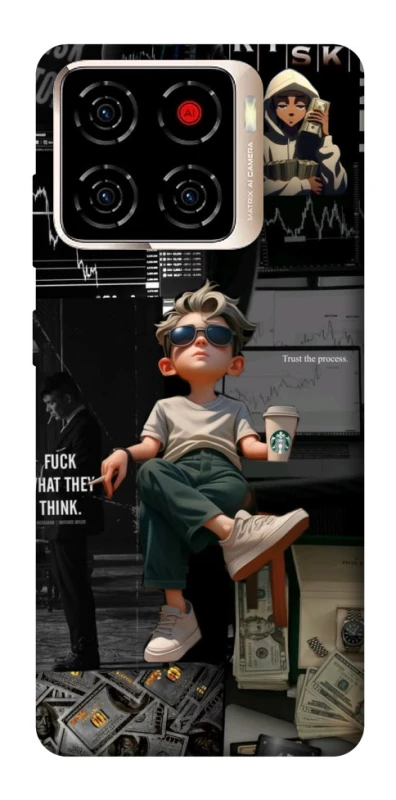 Чехол на ZTE Blade A56 WHAT they think фото 1 из 1