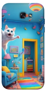 Чохол на Samsung A720 Galaxy A7 (2017) crazy cat фото 1 з 1