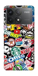 Чехол на Xiaomi Poco F6 Pro brands фото 1 из 1