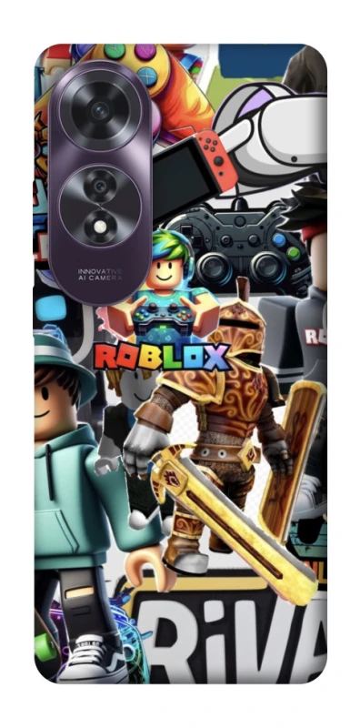 Чохол на Oppo A60 Roblox collage ver.1 фото 1 з 1