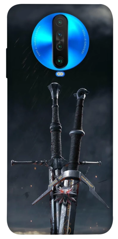 Чохол на Xiaomi Poco X2 Мечі Ведьмака фото 1 з 1