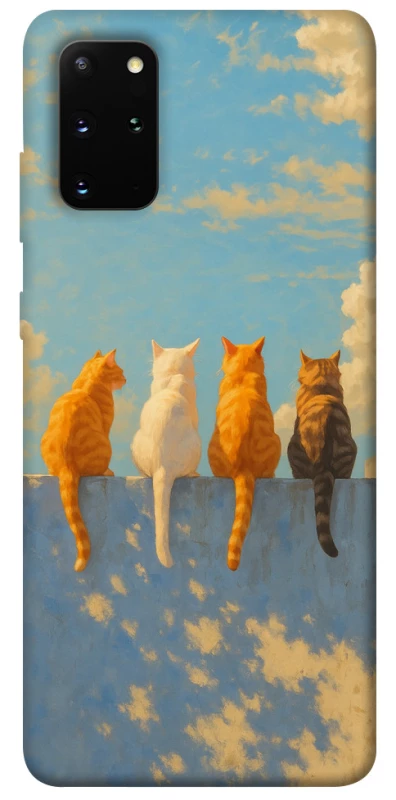 Чехол на Samsung Galaxy S20+ cats on wall фото 1 из 1