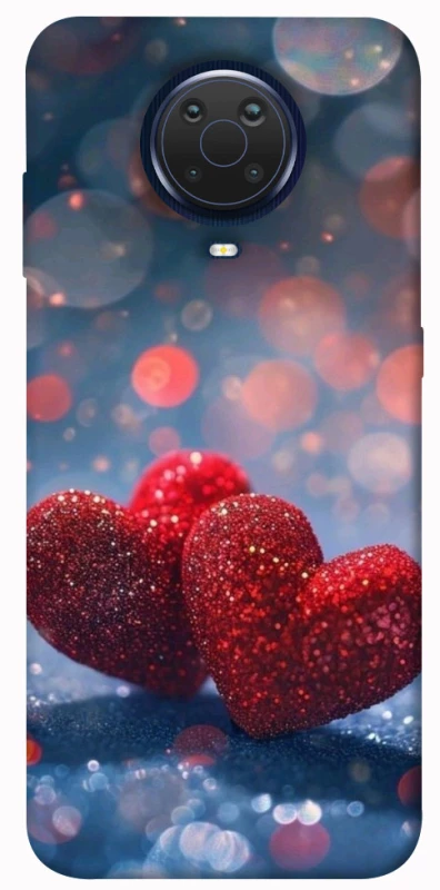 Чохол на Nokia G20 / G10 / 6.3 Red hearts фото 1 з 1