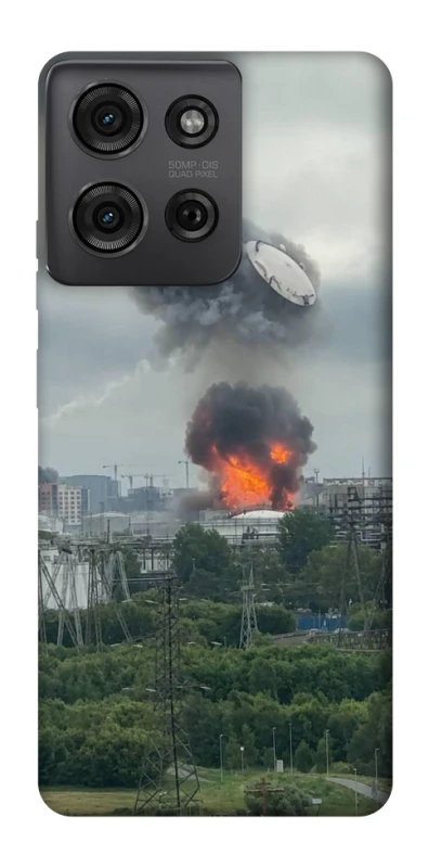 Чохол на Motorola Moto G75 Moscow never sleeps ver.4 фото 1 з 1