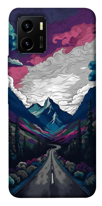 Чехол на Vivo Y15s Нарисованные горы фото 1 из 1