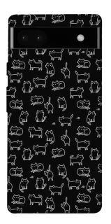 Чохол на Google Pixel 6a Black Cats фото 1 Чохол на Google Pixel 6a Black Cats фото 1 з 1