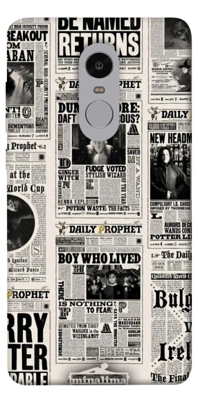 Чохол на Xiaomi Redmi Note 4X / Note 4 (Snapdragon) Harry Potter newspaper фото 1 з 1