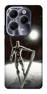 Чохол на Infinix Hot 40 Pro Срібний серфер фото 1 з 1