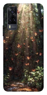 Чехол на Vivo Y31 butterfly фото 1 из 1
