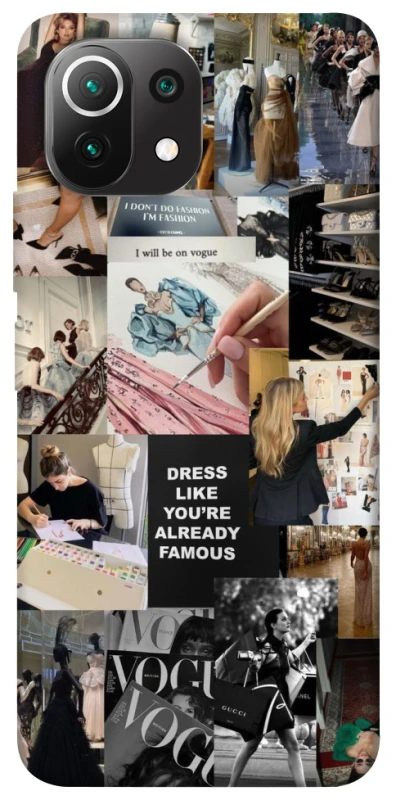 Чехол на Xiaomi Mi 11 Lite Fashion collage ver.11 фото 1 из 1