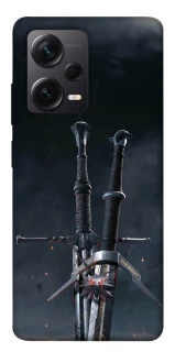 Чехол на Xiaomi Redmi Note 12 Pro+ 5G Мечи Ведьмака фото 1 из 1