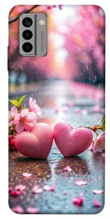 Чехол на Nokia G22 Pink heart фото 1 из 1