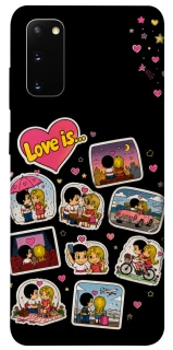 Чехол на Samsung Galaxy S20 Love is ver.3 фото 1 из 1