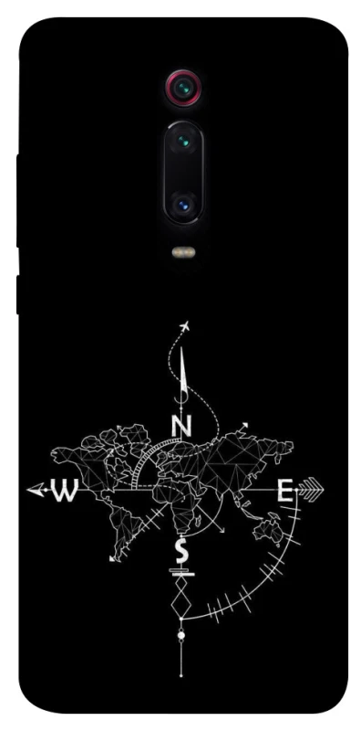 Чехол на Xiaomi Redmi K20 / K20 Pro / Mi9T / Mi9T Pro Travel Map фото 1 из 1