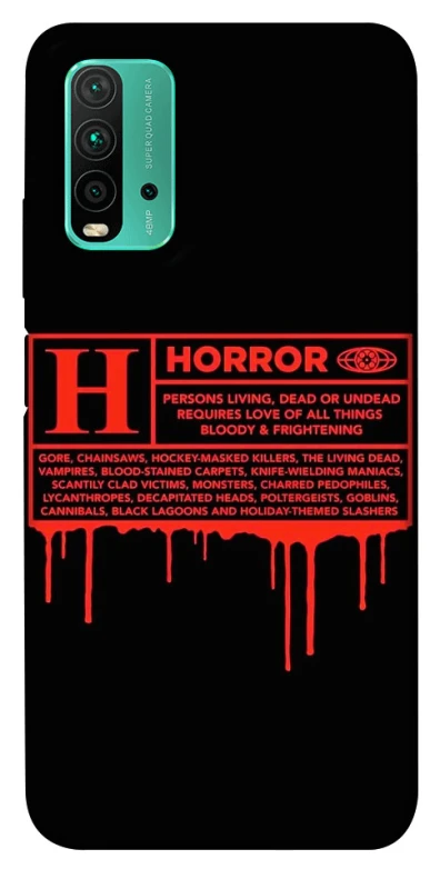 Чохол на Xiaomi Redmi Note 9 4G / Redmi 9 Power Horror Halloween фото 1 з 1
