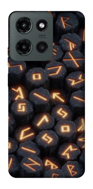 Чохол на Motorola Moto G Power (2025) Вогняні руни фото 1 з 1