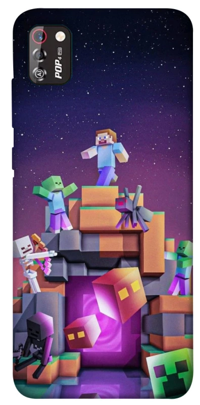 Чохол на TECNO POP 4 Pro Minecraft aesthetics фото 1 з 1