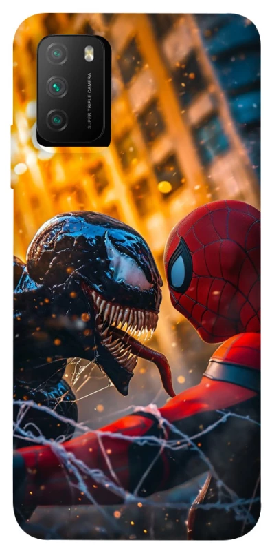 Чехол на Xiaomi Poco M3 Venom vs Spiderman фото 1 из 1