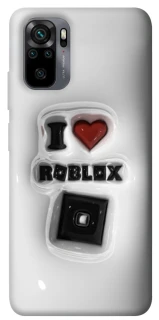 Чохол на Xiaomi Poco M5s I love Roblox фото 1 з 1