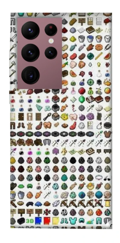 Чохол на Samsung Galaxy S22 Ultra Minecraft v2 фото 1 з 1