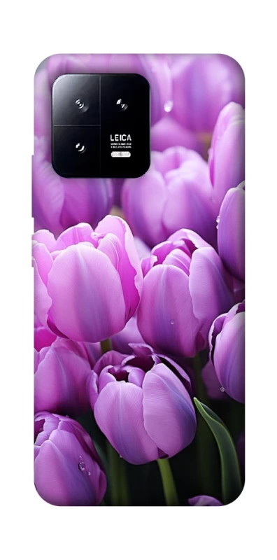 Чехол на Xiaomi 13 Фиолетовые тюльпаны фото 1 из 1