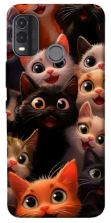Чохол на Nokia G11 Plus happy cats фото 1 з 1