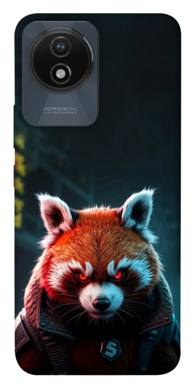 Чохол на Vivo Y02 Cyber Red Panda фото 1 з 1