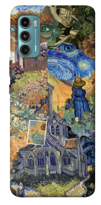 Чехол на Motorola Moto G60 Van Gogh collage фото 1 из 1