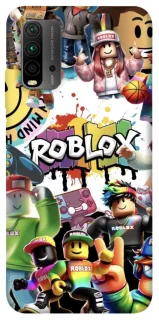 Чохол на Xiaomi Redmi 9T Roblox Characters Collage фото 1 з 1