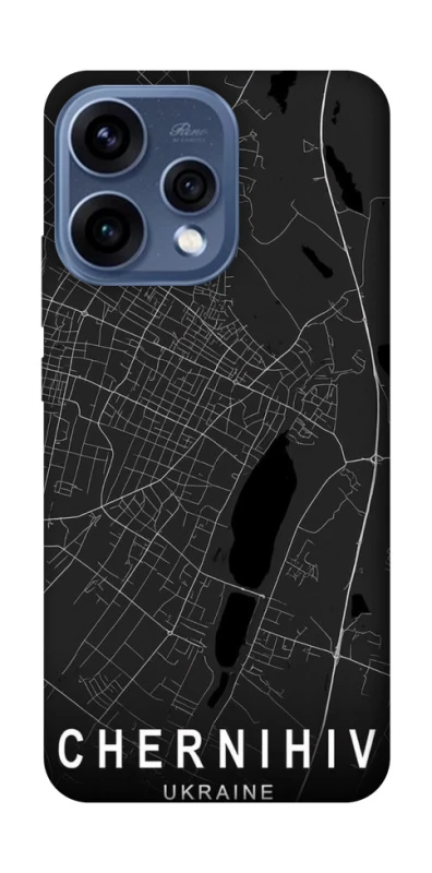 Чохол на Oppo Reno 15 Chernihiv map фото 1 з 2