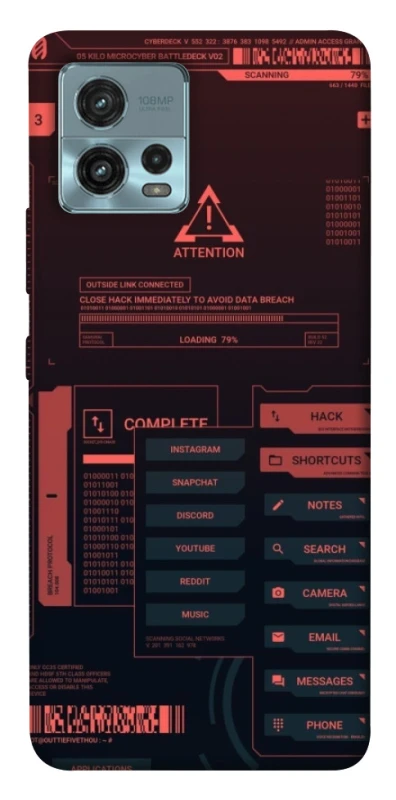 Чохол на Motorola Moto G72 Attention фото 1 з 1