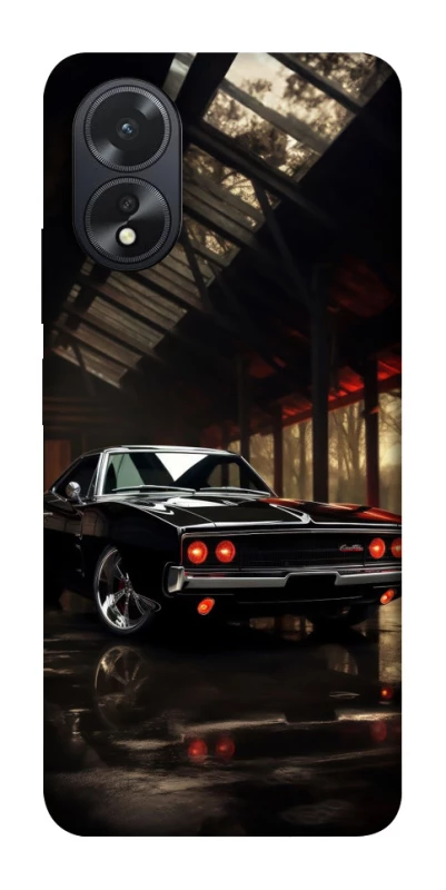 Чехол на Oppo A38 Black classic car фото 1 из 1